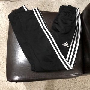 ADIDAS, YOUTH UNISEX, MED 10/12, TRACK PANTS